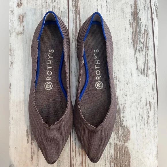 Rothy’s The Point Retired Mink Flats - Size 8.5 - Picture 3 of 14